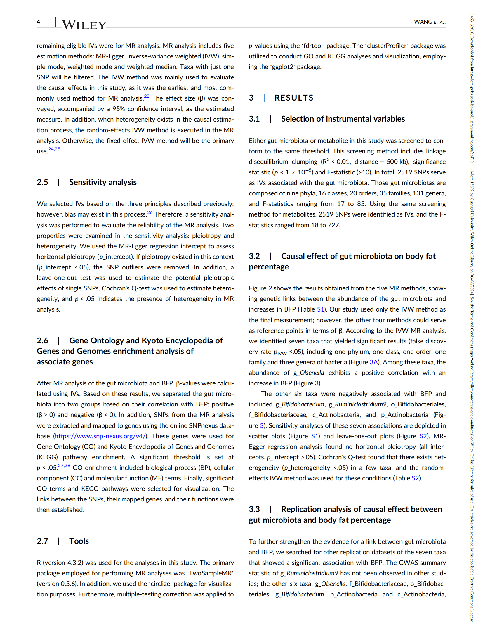 Exploring causal effects of gut microbiota and metabolites on body fat percentage using two-sample Mendelian randomization_04.png