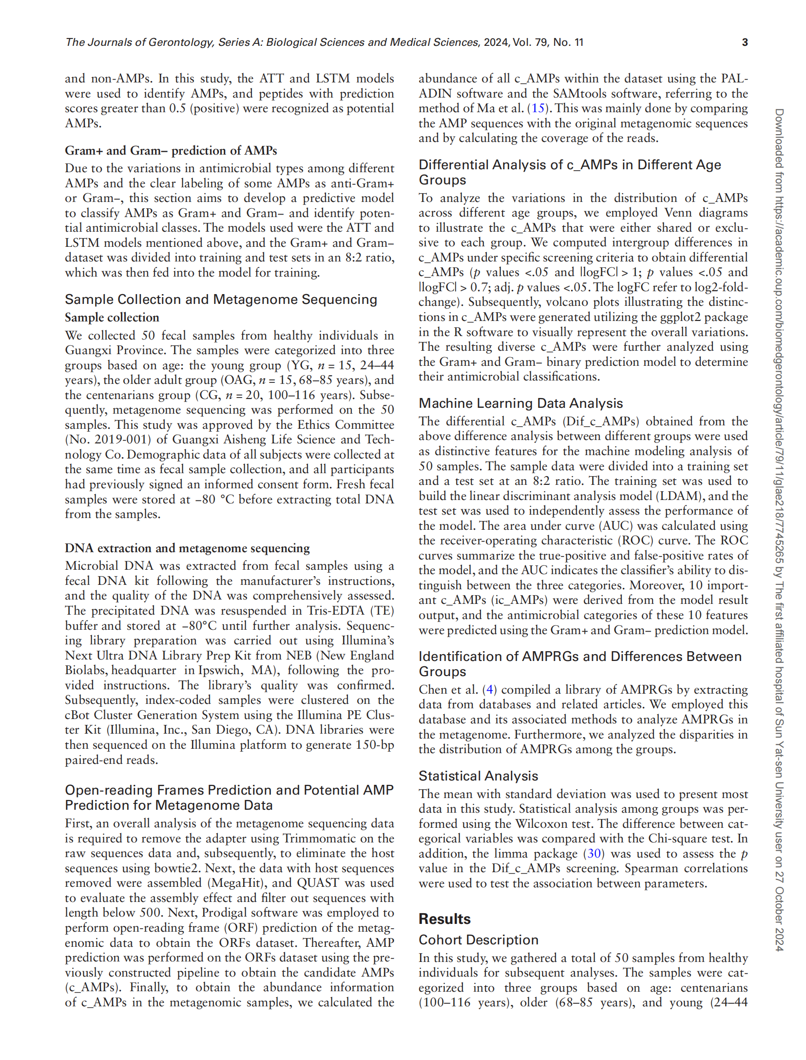 Antimicrobial Peptides From the Gut Microbiome of the Centenarians--Diversification of Biosynthesis and Youthful Development of Resistance Genes_03.png